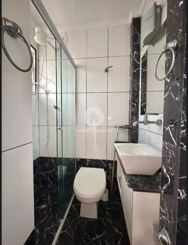 Apartamento 2 Dormitórios, 1 Vaga, Frente Mar e Andar Alto no José Menino - Santos SP em José Menino, Santos — foto 21