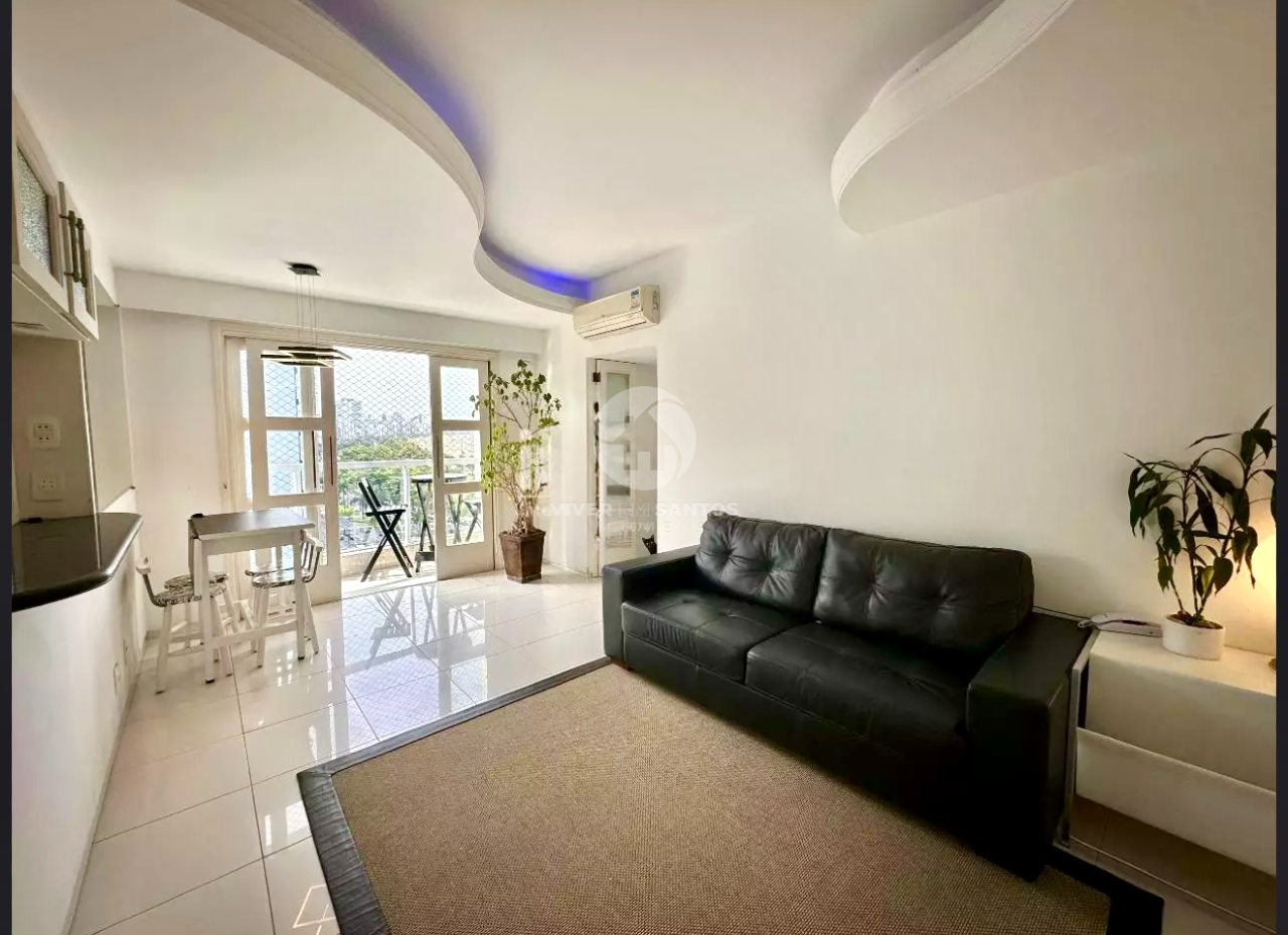 Apartamento 2 Dormitórios, 1 Vaga, Frente Mar e Andar Alto no José Menino - Santos SP em José Menino, Santos — foto 3