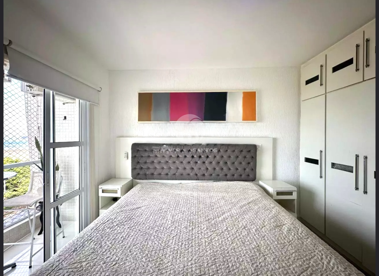 Apartamento 2 Dormitórios, 1 Vaga, Frente Mar e Andar Alto no José Menino - Santos SP em José Menino, Santos — foto 12