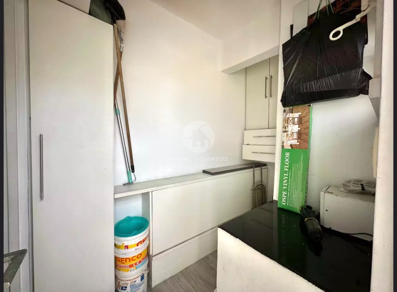 Apartamento 2 Dormitórios, 1 Vaga, Frente Mar e Andar Alto no José Menino - Santos SP em José Menino, Santos — foto 19
