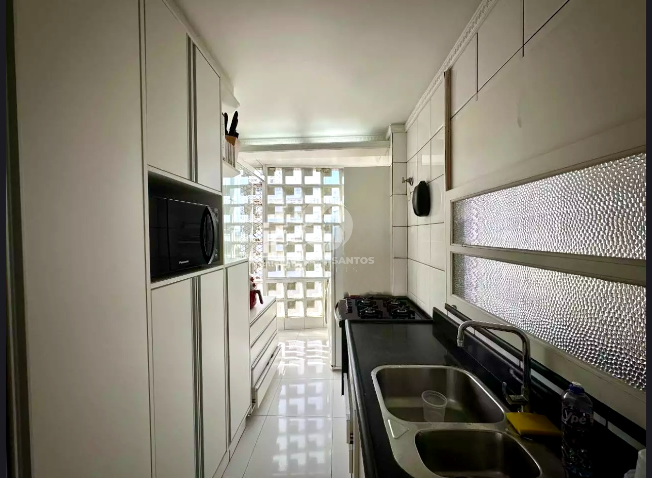Apartamento 2 Dormitórios, 1 Vaga, Frente Mar e Andar Alto no José Menino - Santos SP em José Menino, Santos — foto 15