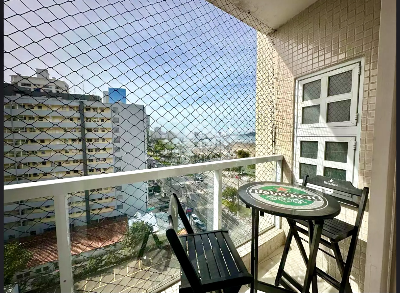 Apartamento 2 Dormitórios, 1 Vaga, Frente Mar e Andar Alto no José Menino - Santos SP em José Menino, Santos — foto 8