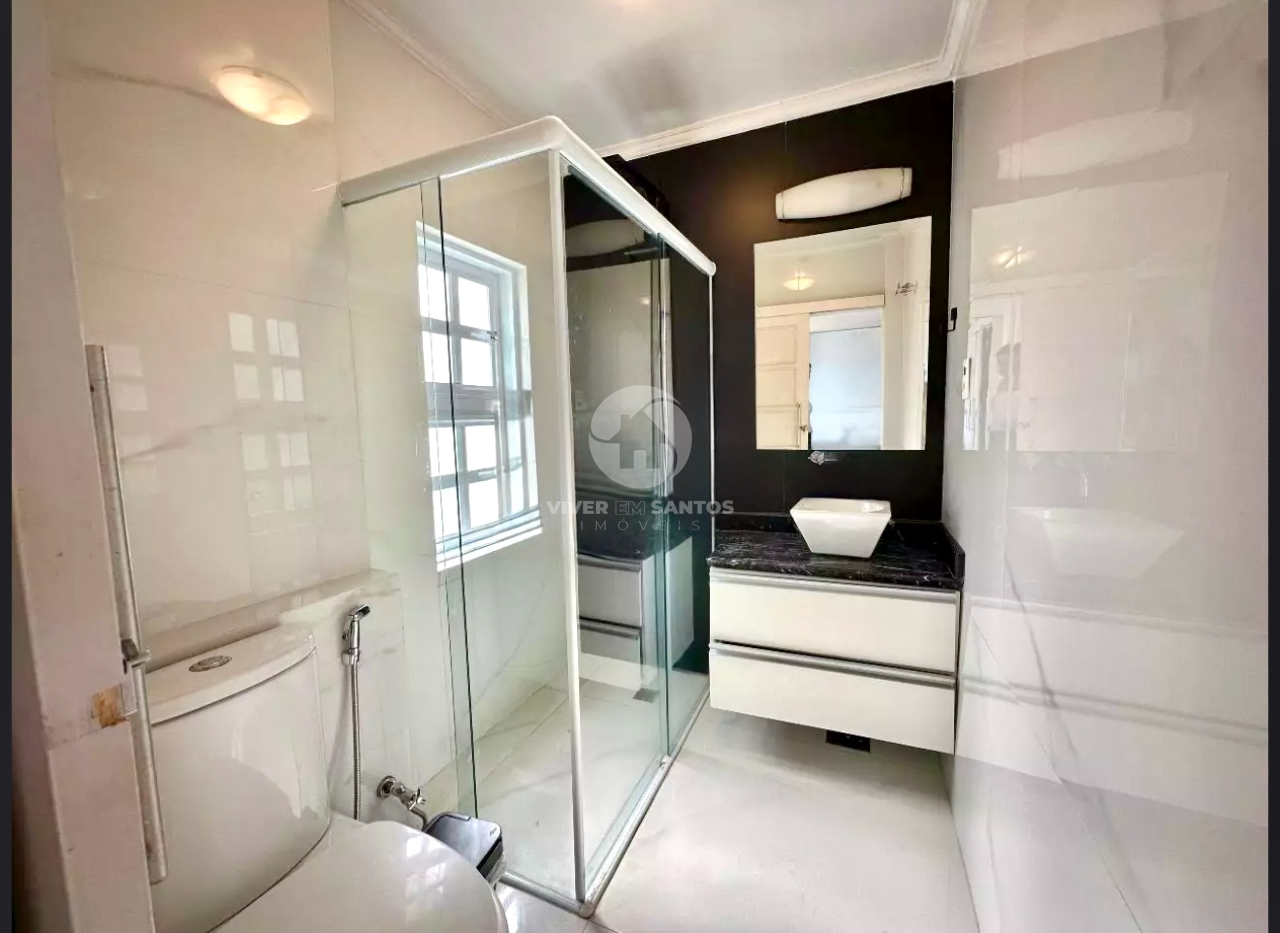 Apartamento 2 Dormitórios, 1 Vaga, Frente Mar e Andar Alto no José Menino - Santos SP em José Menino, Santos — foto 10