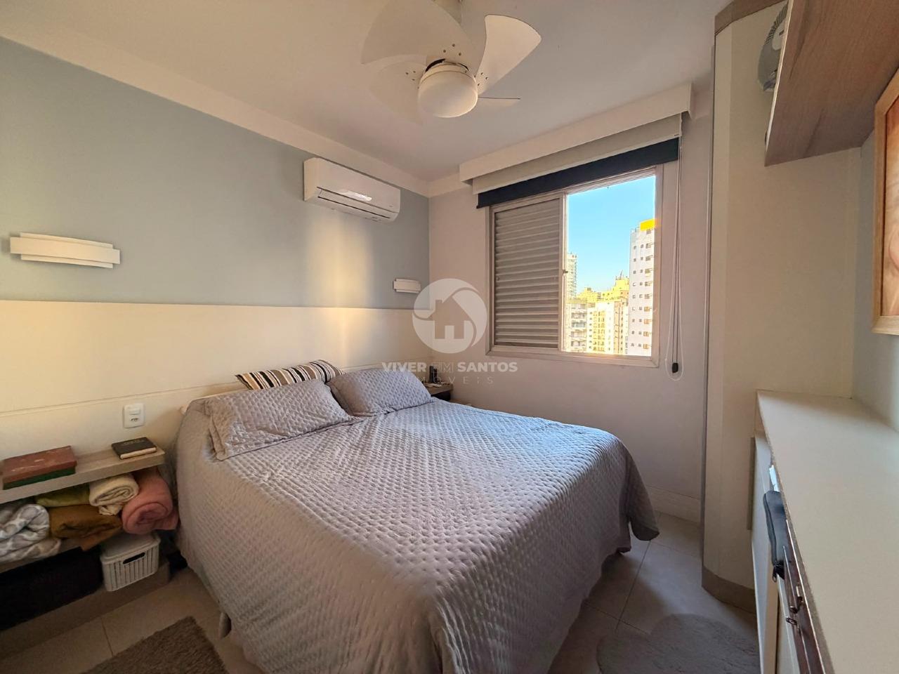 Apartamento 2 Dormitórios, Reformado e Quadra da Praia no Boqueirão - Santos SP em Boqueirão, Santos — foto 16