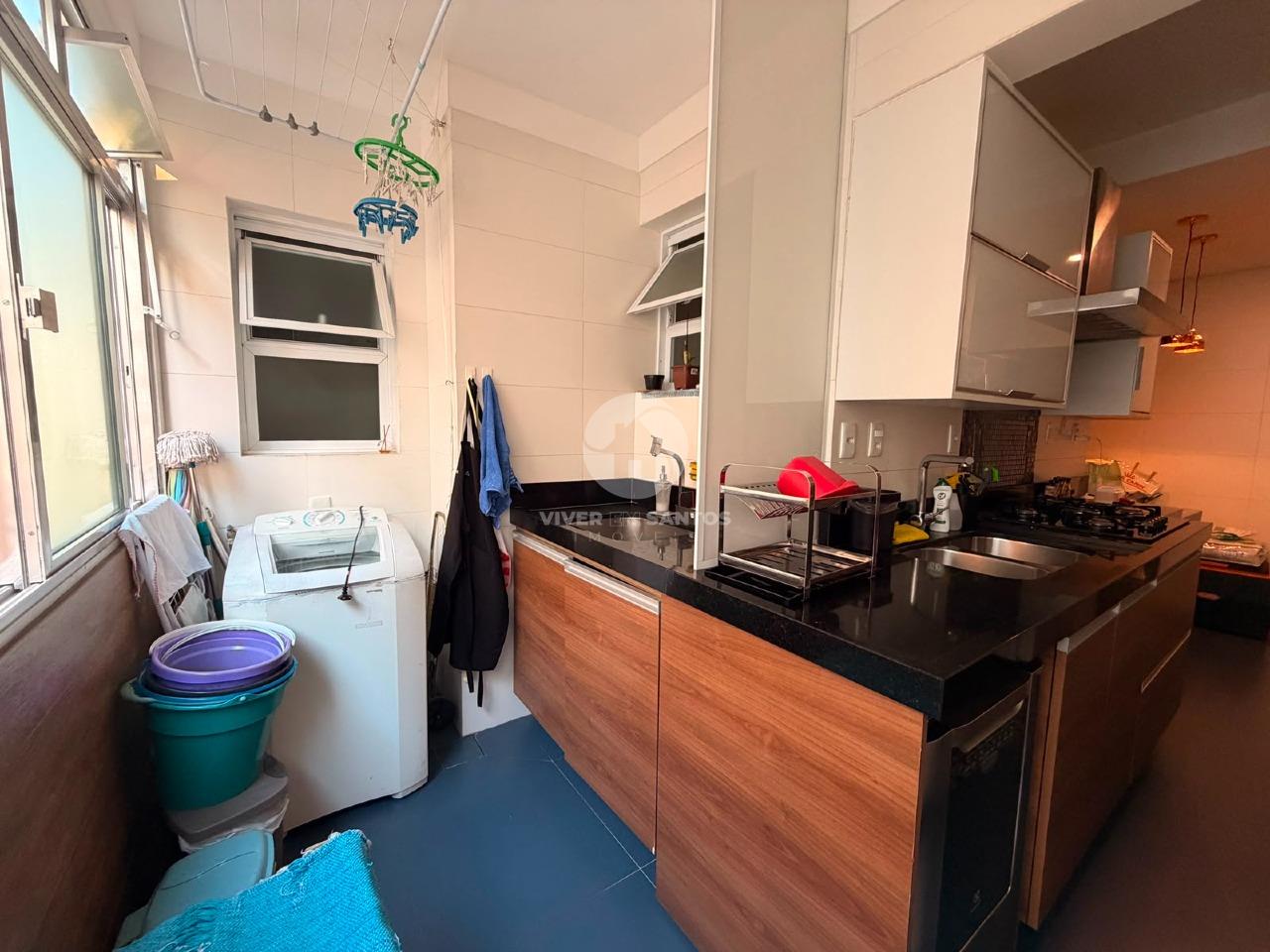 Apartamento 2 Dormitórios, Reformado e Quadra da Praia no Boqueirão - Santos SP em Boqueirão, Santos — foto 9