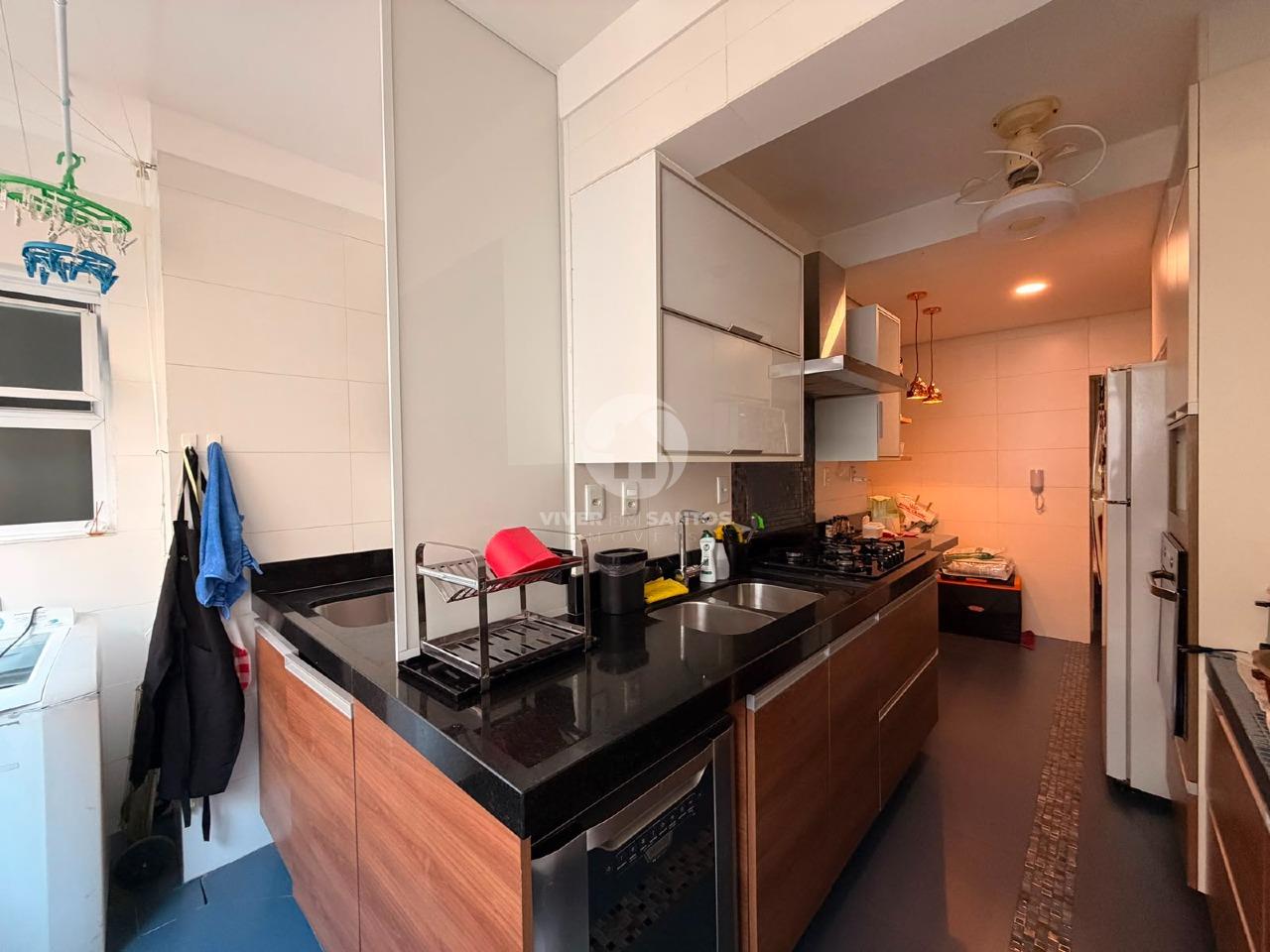 Apartamento 2 Dormitórios, Reformado e Quadra da Praia no Boqueirão - Santos SP em Boqueirão, Santos — foto 8