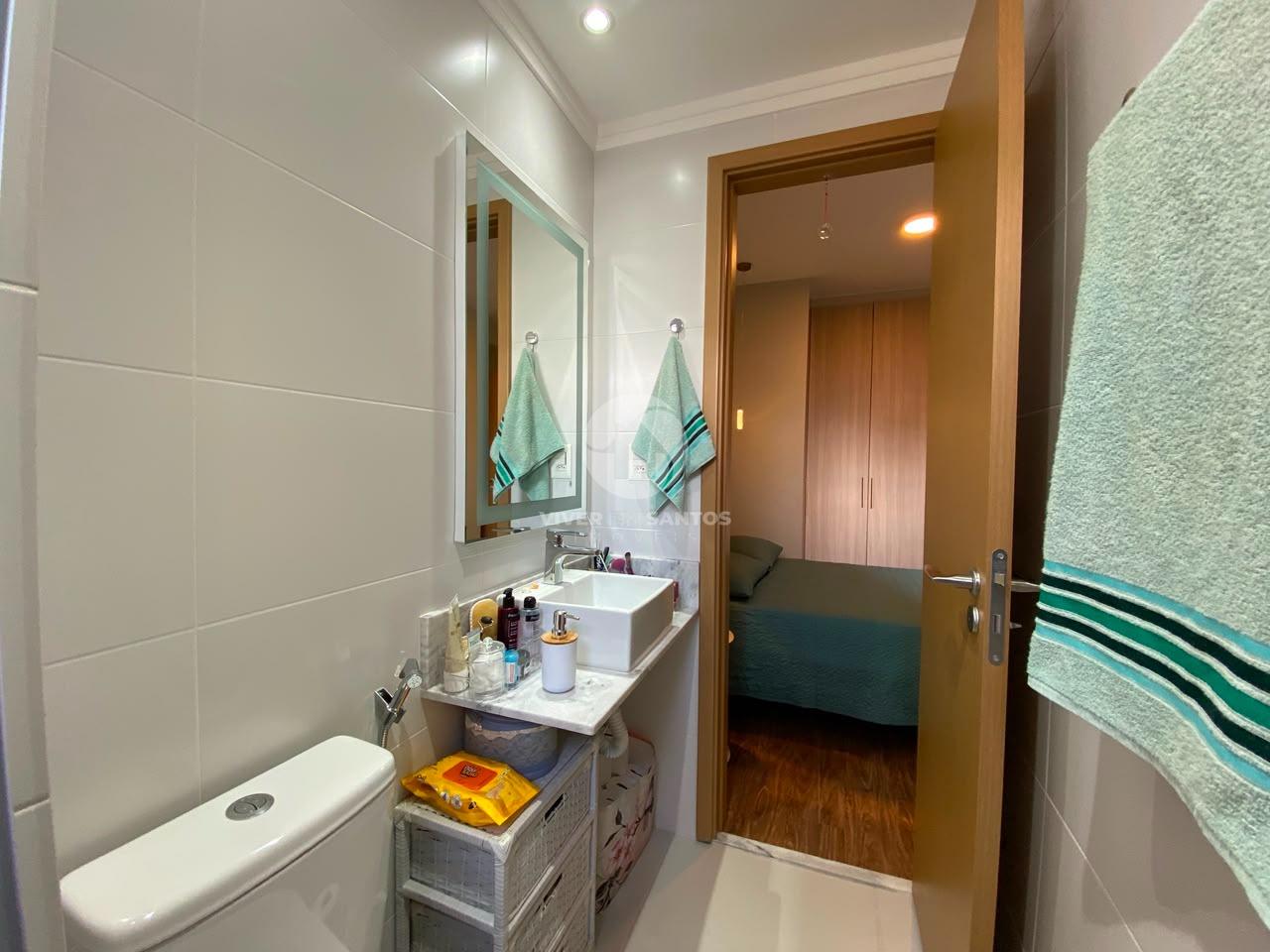 Apartamento 2 Dormitórios, 1 Vaga, Varanda Gourmet e Lazer Completo no Boqueirão - Santos SP em Boqueirão, Santos — foto 10