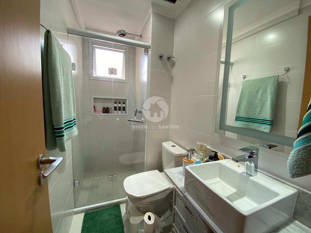 Apartamento 2 Dormitórios, 1 Vaga, Varanda Gourmet e Lazer Completo no Boqueirão - Santos SP em Boqueirão, Santos — foto 11