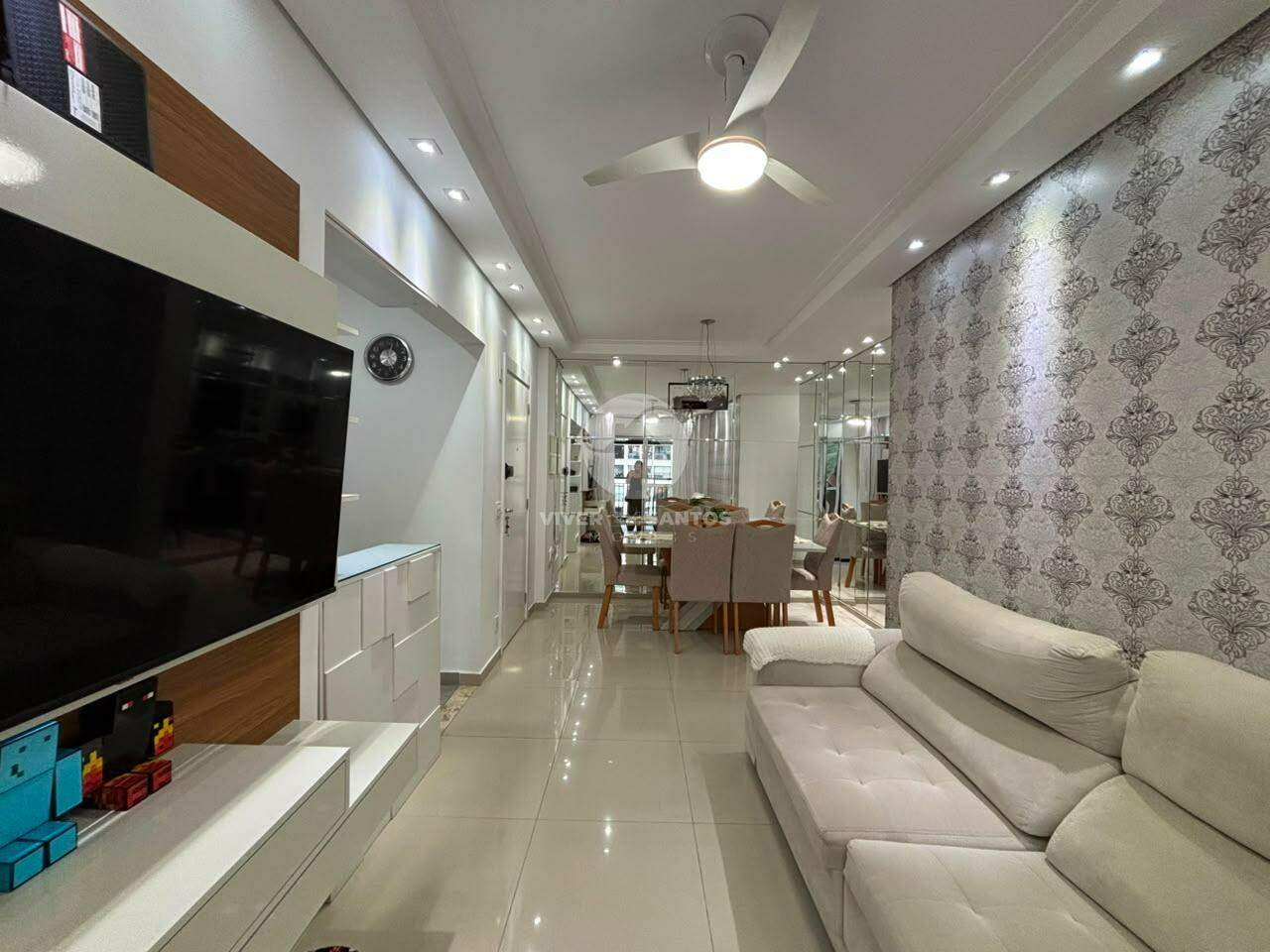 Apartamento 3 Dormitórios, Lazer Completo e Way Orquidário no Marapé - Santos SP em Marapé, Santos — foto 2