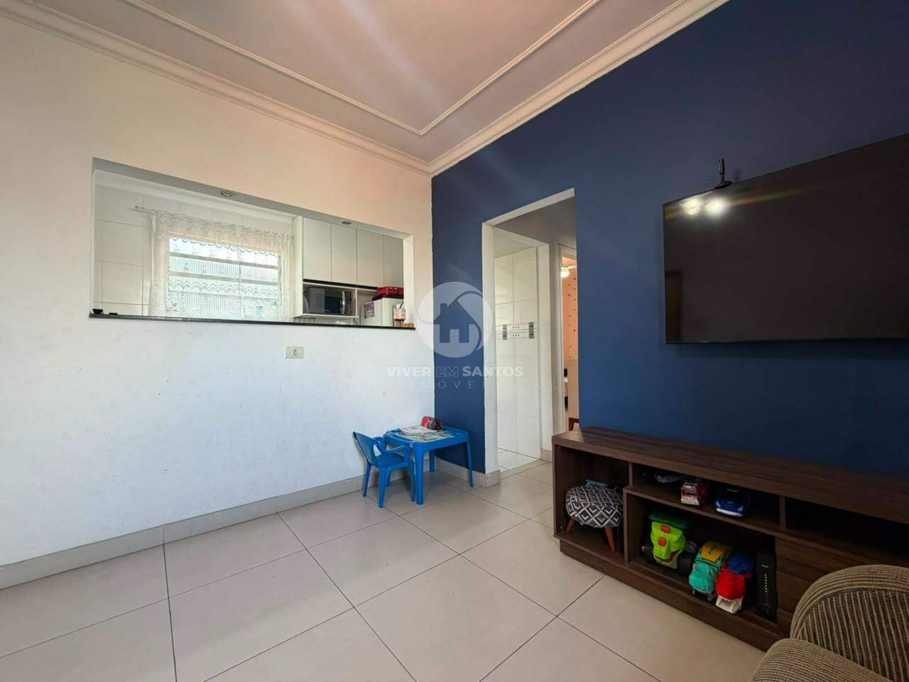 Apartamento 2 Dormitórios, 1 Vaga e Cozinha Integrada no Marapé - Santos SP em Marapé, Santos — foto 2