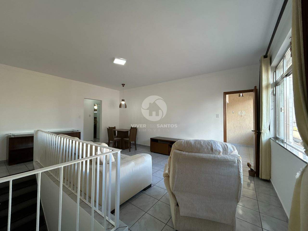 Casa Sobreposta em Condomínio 2 Dormitórios, Pronta para Morar no Embaré - Santos SP em Embaré, Santos — foto 6