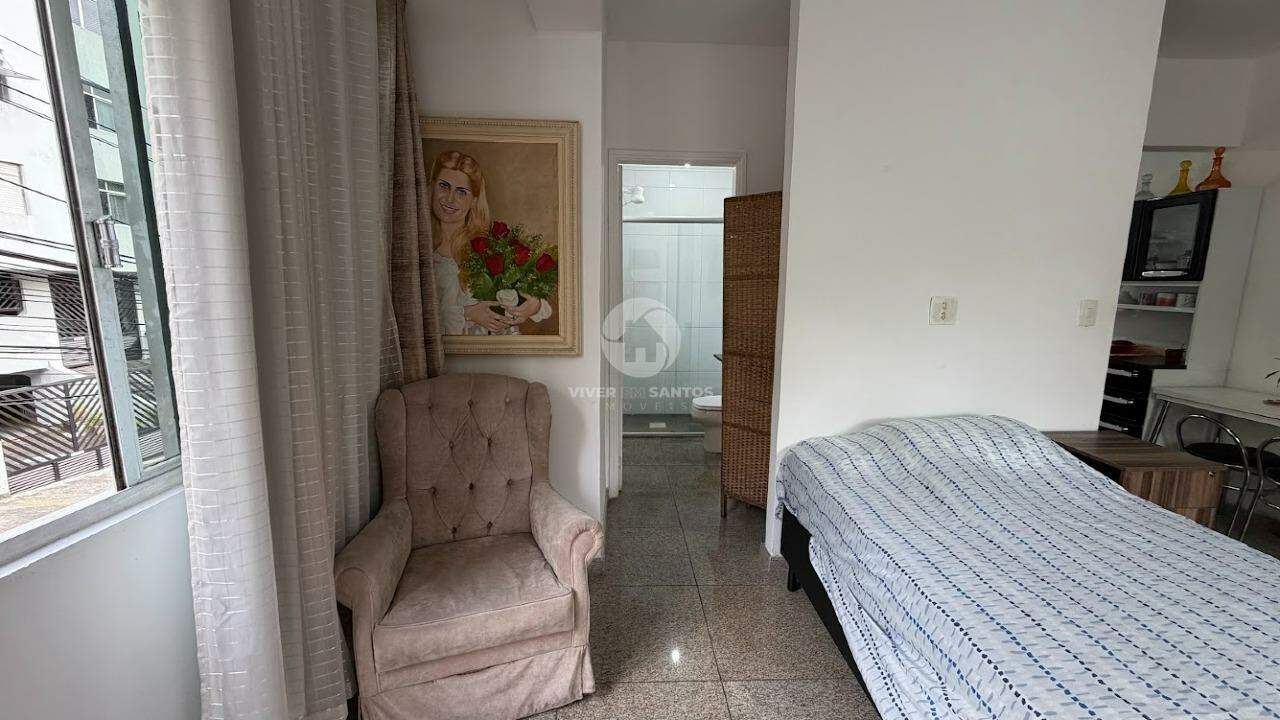 Sala Living 40 m², Ideal para Morar ou Investir no José Menino - Santos/SP em José Menino, Santos — foto 10