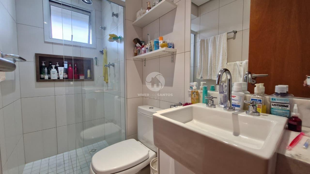 Apartamento, 2 Dormitórios, Varanda, Planejados e Vaga na Avenida Ana Costa – Santos/SP em Vila Mathias, Santos — foto 14