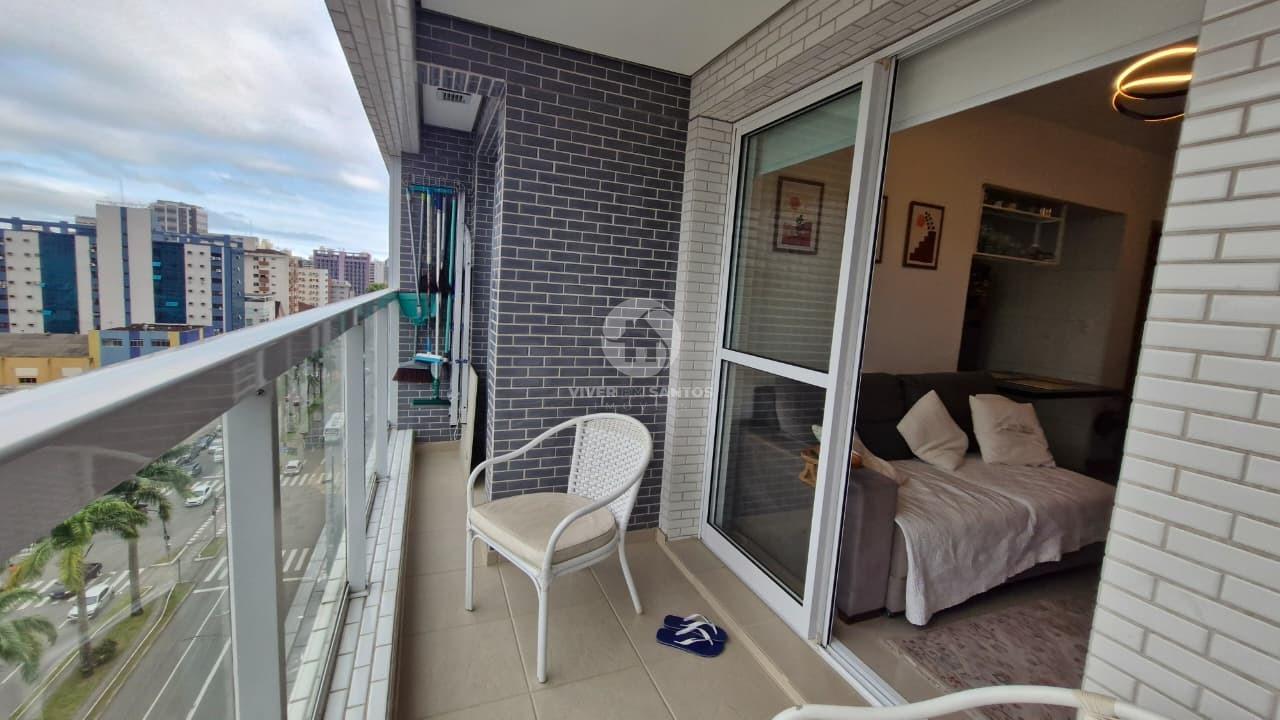 Apartamento, 2 Dormitórios, Varanda, Planejados e Vaga na Avenida Ana Costa – Santos/SP em Vila Mathias, Santos — foto 8