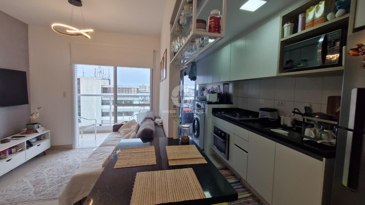Apartamento, 2 Dormitórios, Varanda, Planejados e Vaga na Avenida Ana Costa – Santos/SP em Vila Mathias, Santos — foto 3