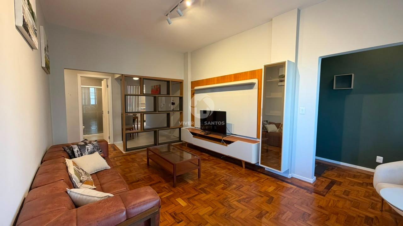Apartamento 2 Dormitórios, Mobiliado e 1 Quadra da Praia no Gonzaga - Santos SP em Gonzaga, Santos — foto 4