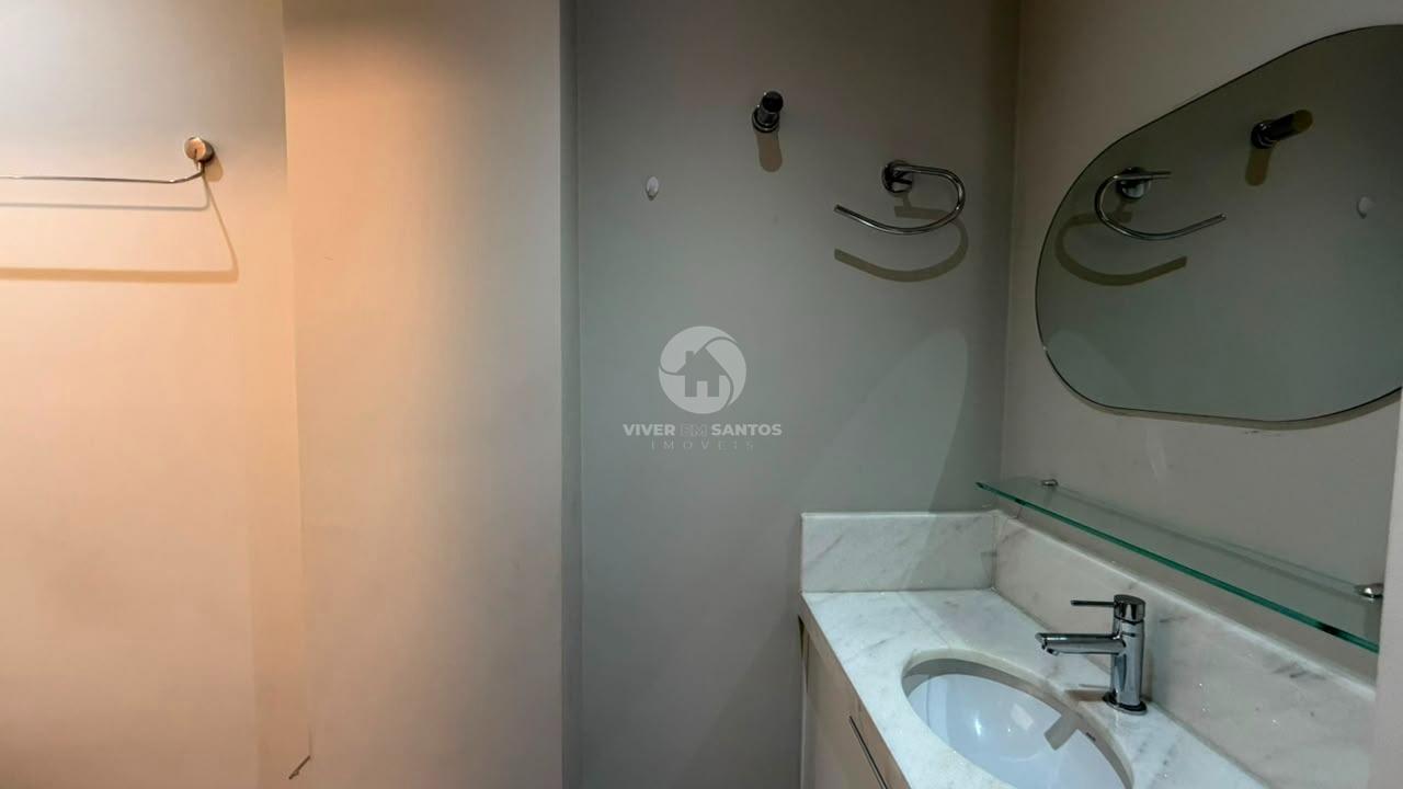 Apartamento 2 Dormitórios, Mobiliado e 1 Quadra da Praia no Gonzaga - Santos SP em Gonzaga, Santos — foto 13