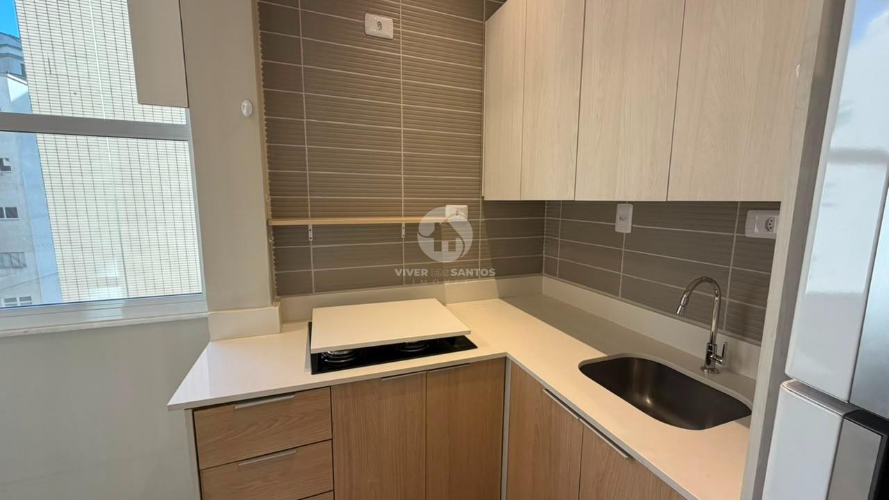 Apartamento 2 Dormitórios, Mobiliado e 1 Quadra da Praia no Gonzaga - Santos SP em Gonzaga, Santos — foto 21