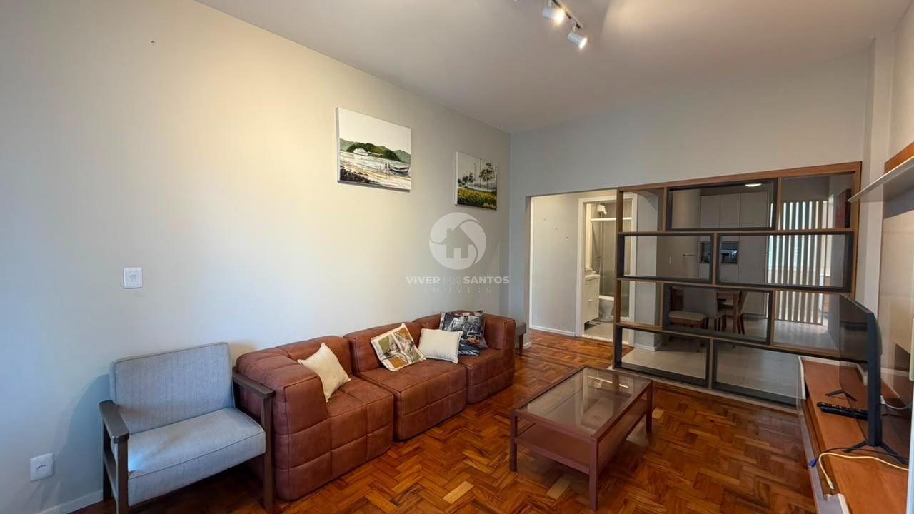 Apartamento 2 Dormitórios, Mobiliado e 1 Quadra da Praia no Gonzaga - Santos SP em Gonzaga, Santos — foto 5