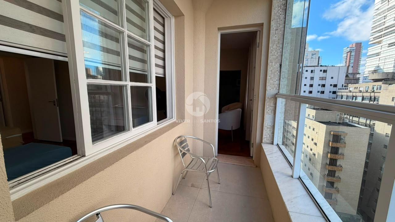 Apartamento 2 Dormitórios, Mobiliado e 1 Quadra da Praia no Gonzaga - Santos SP em Gonzaga, Santos — foto 17