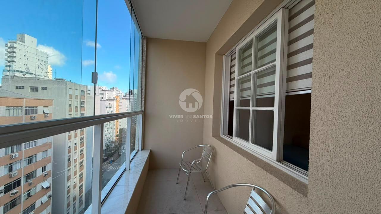 Apartamento 2 Dormitórios, Mobiliado e 1 Quadra da Praia no Gonzaga - Santos SP em Gonzaga, Santos — foto 16