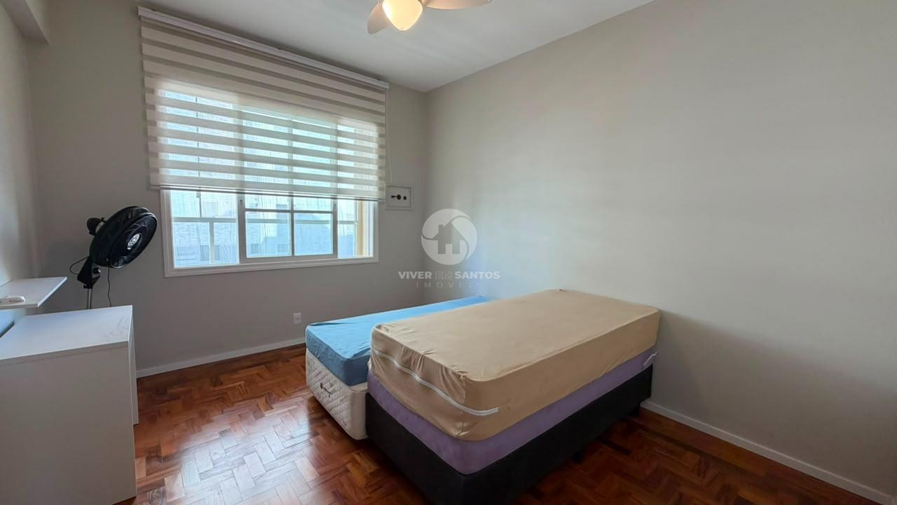 Apartamento 2 Dormitórios, Mobiliado e 1 Quadra da Praia no Gonzaga - Santos SP em Gonzaga, Santos — foto 7
