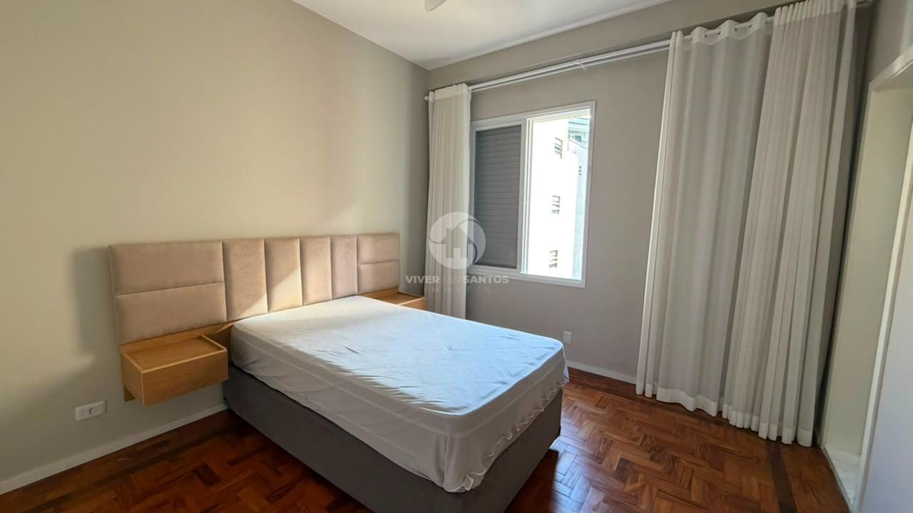 Apartamento 2 Dormitórios, Mobiliado e 1 Quadra da Praia no Gonzaga - Santos SP em Gonzaga, Santos — foto 12