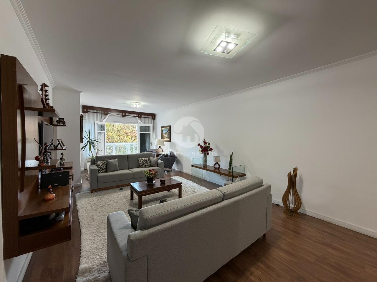 Apartamento 3 Dormitórios, 1 Vaga, Vista Livre e 2 Quadras da Praia na Aparecida - Santos SP em Aparecida, Santos — foto 2