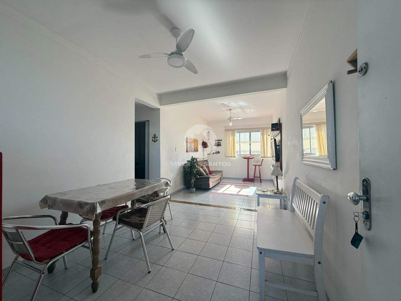 Apartamento 1 Dormitório, 1 Vaga, Andar Alto na Aparecida - Santos SP em Aparecida, Santos — foto 2