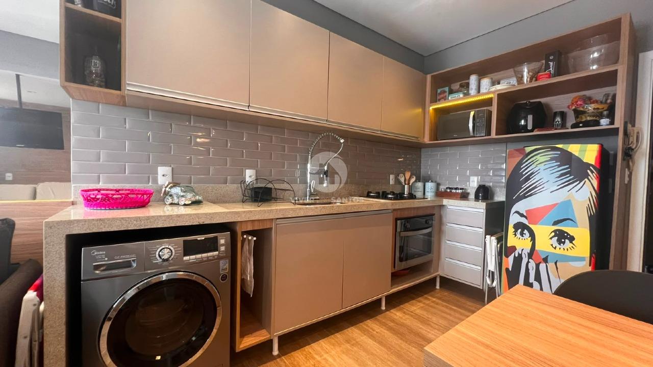Studio Mobiliado, Porteira Fechada e 1 Quadra da Praia no Boqueirão - Santos SP em Boqueirão, Santos — foto 6