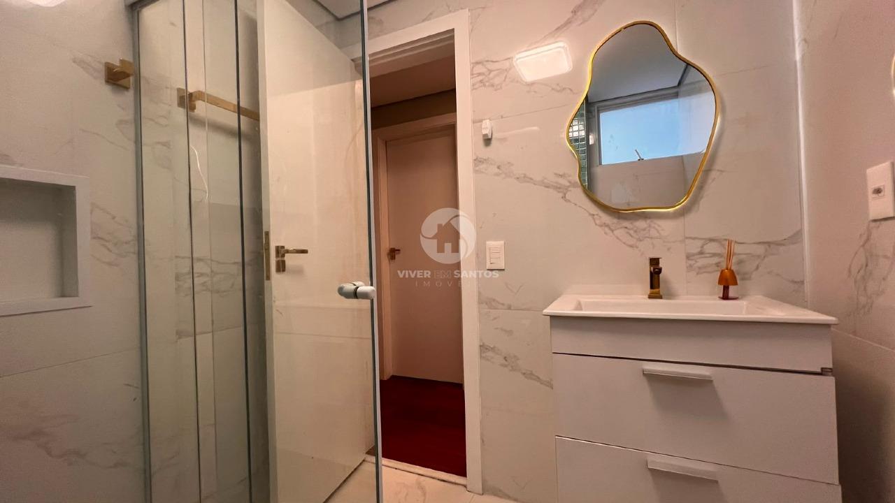 Apartamento 3 Dormitórios, Porteira Fechada e 1 Quadra da Praia no Boqueirão - Santos SP em Boqueirão, Santos — foto 15