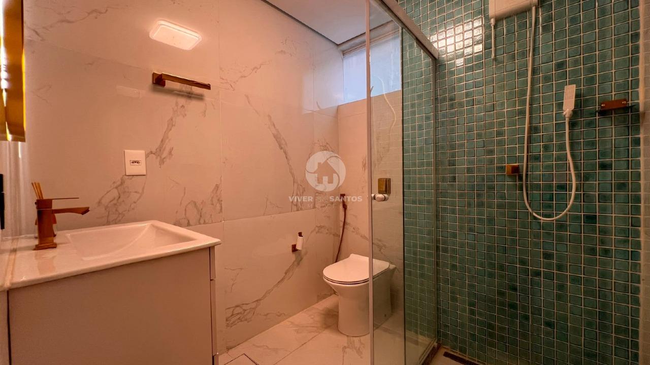 Apartamento 3 Dormitórios, Porteira Fechada e 1 Quadra da Praia no Boqueirão - Santos SP em Boqueirão, Santos — foto 16