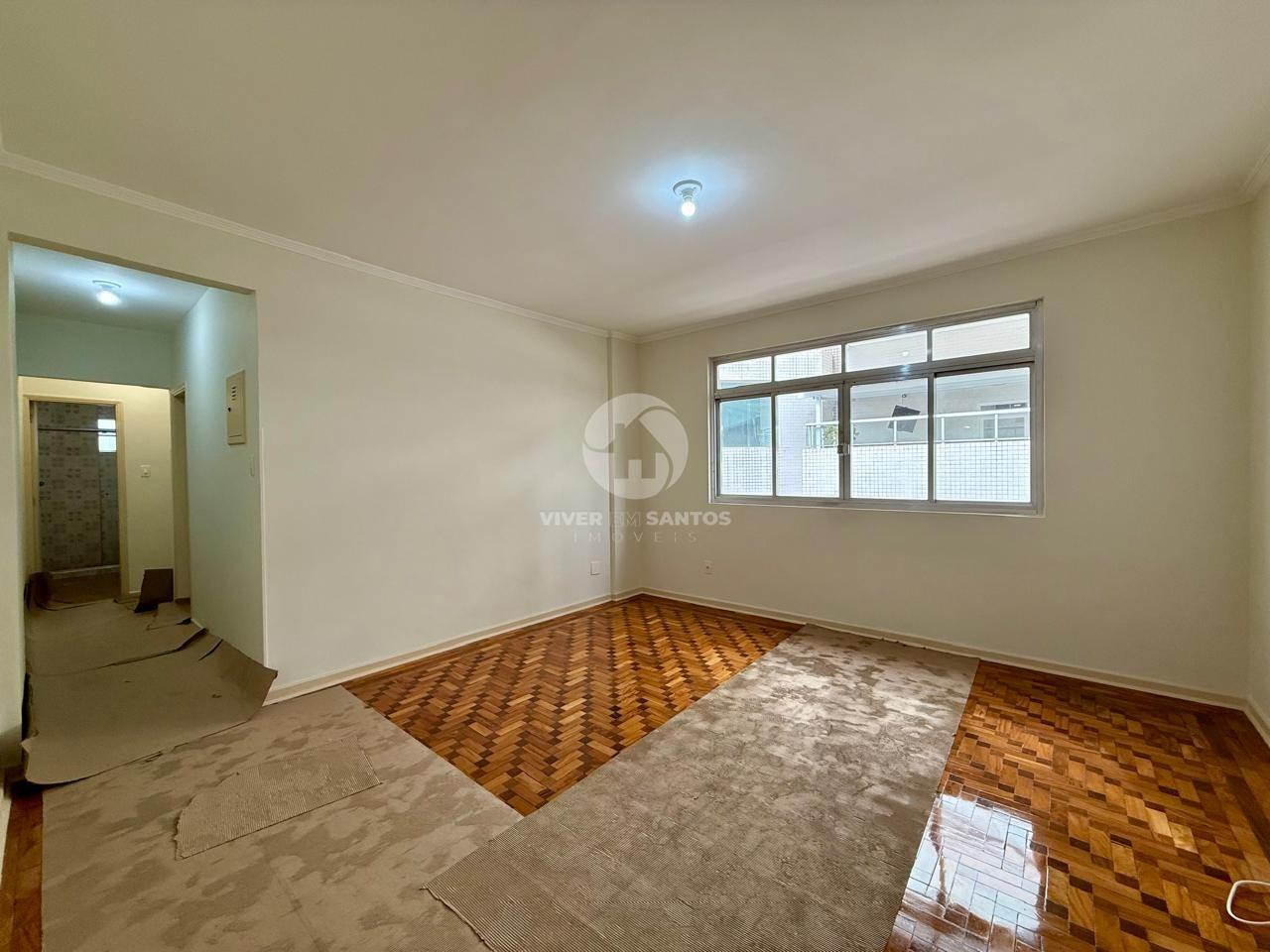 Apartamento 2 Dormitórios, Vaga Demarcada e Dependência no Gonzaga – Santos/SP em Gonzaga, Santos — foto 2