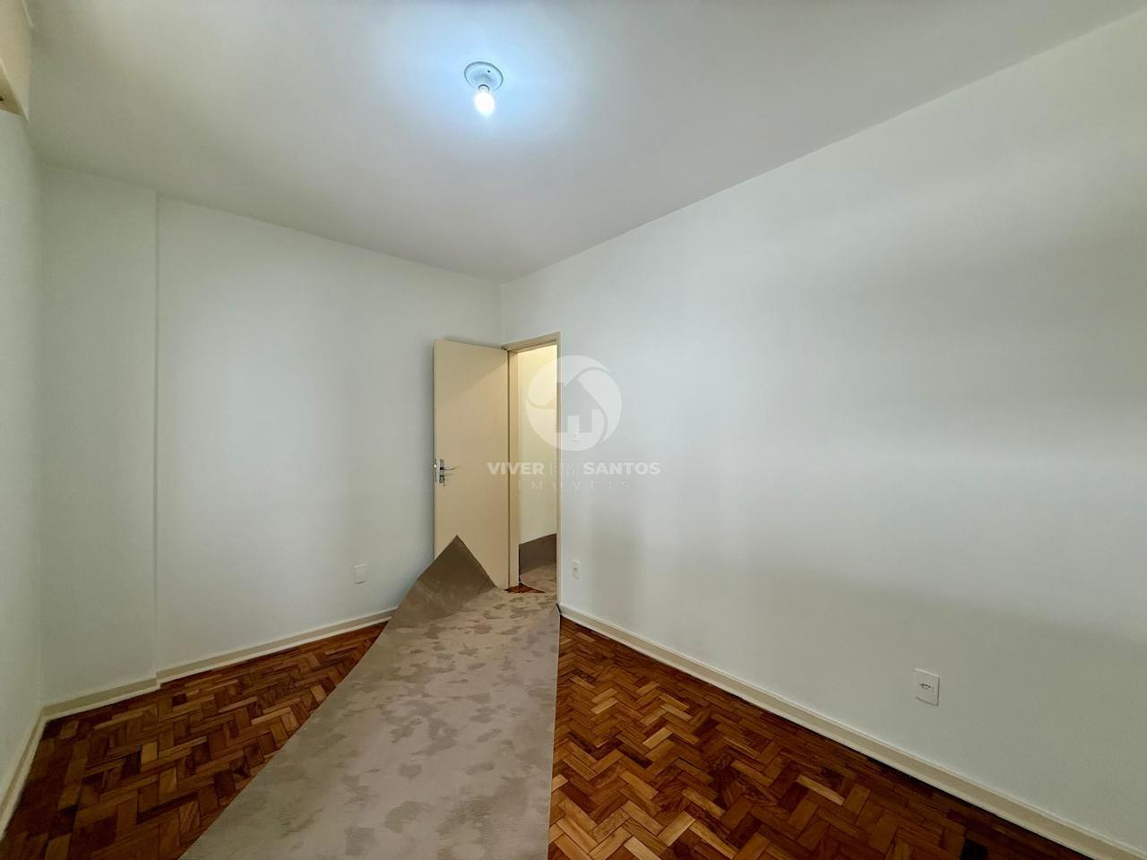 Apartamento 2 Dormitórios, Vaga Demarcada e Dependência no Gonzaga – Santos/SP em Gonzaga, Santos — foto 4
