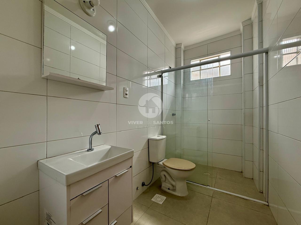 Apartamento 2 Dormitórios, Vaga Demarcada e Elevador no Gonzaga – Santos/SP em Gonzaga, Santos — foto 8