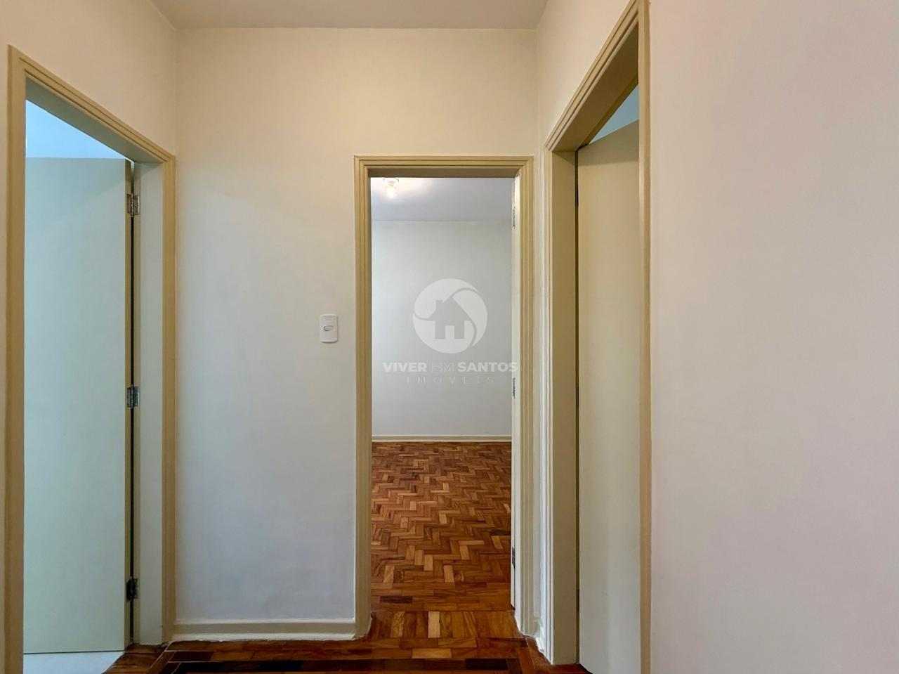 Apartamento 2 Dormitórios, Vaga Demarcada e Elevador no Gonzaga – Santos/SP em Gonzaga, Santos — foto 4