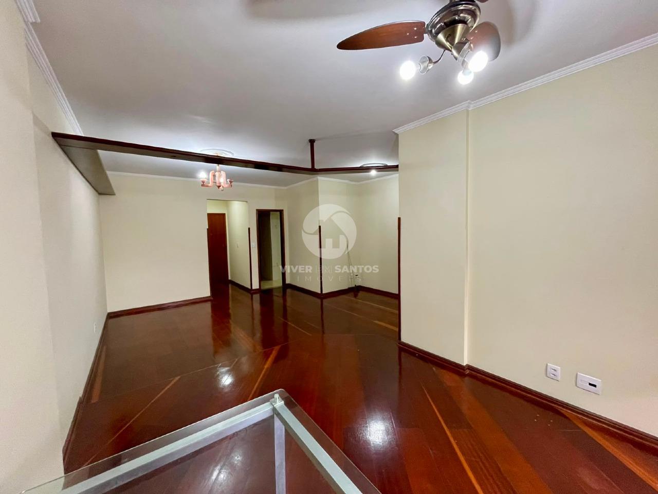 Apartamento 3 Dormitórios, Sacada e Vaga Demarcada no Embaré – Santos/SP em Embaré, Santos — foto 3
