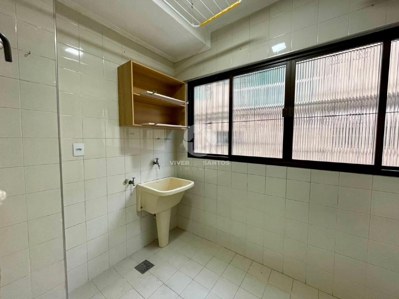 Apartamento 3 Dormitórios, Sacada e Vaga Demarcada no Embaré – Santos/SP em Embaré, Santos — foto 18