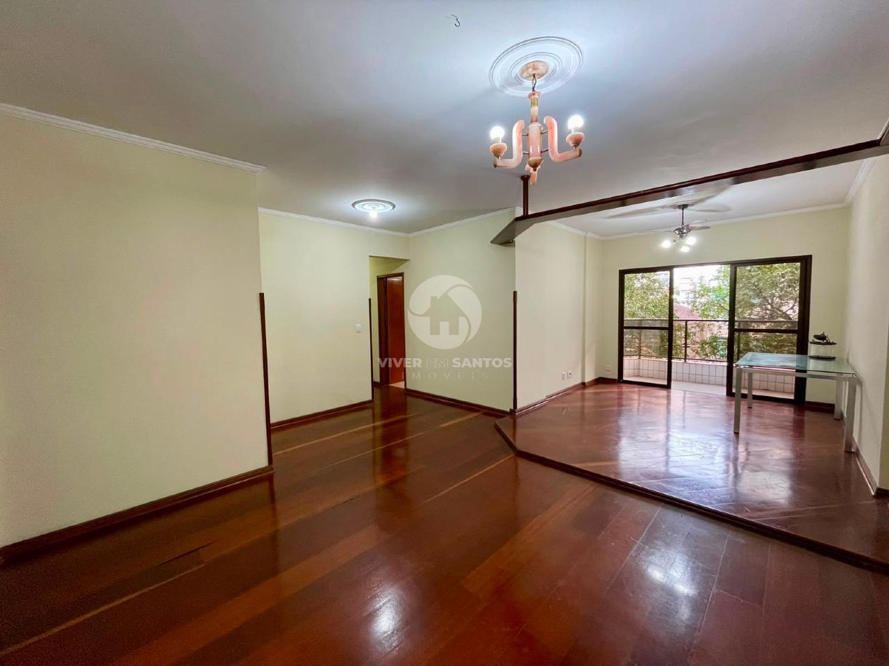 Apartamento 3 Dormitórios, Sacada e Vaga Demarcada no Embaré – Santos/SP em Embaré, Santos — foto 4