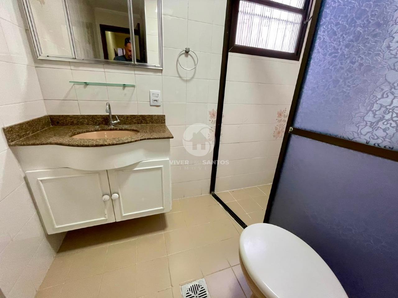 Apartamento 3 Dormitórios, Sacada e Vaga Demarcada no Embaré – Santos/SP em Embaré, Santos — foto 14