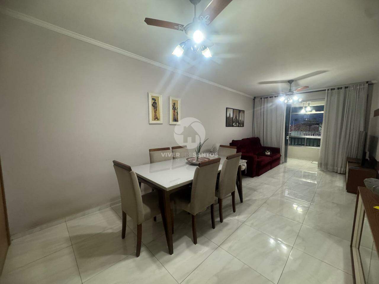 Apartamento 2 Dormitórios, 100 m², Vaga Demarcada e Portaria 24h na Vila Belmiro – Santos/SP em Vila Belmiro, Santos — foto 2