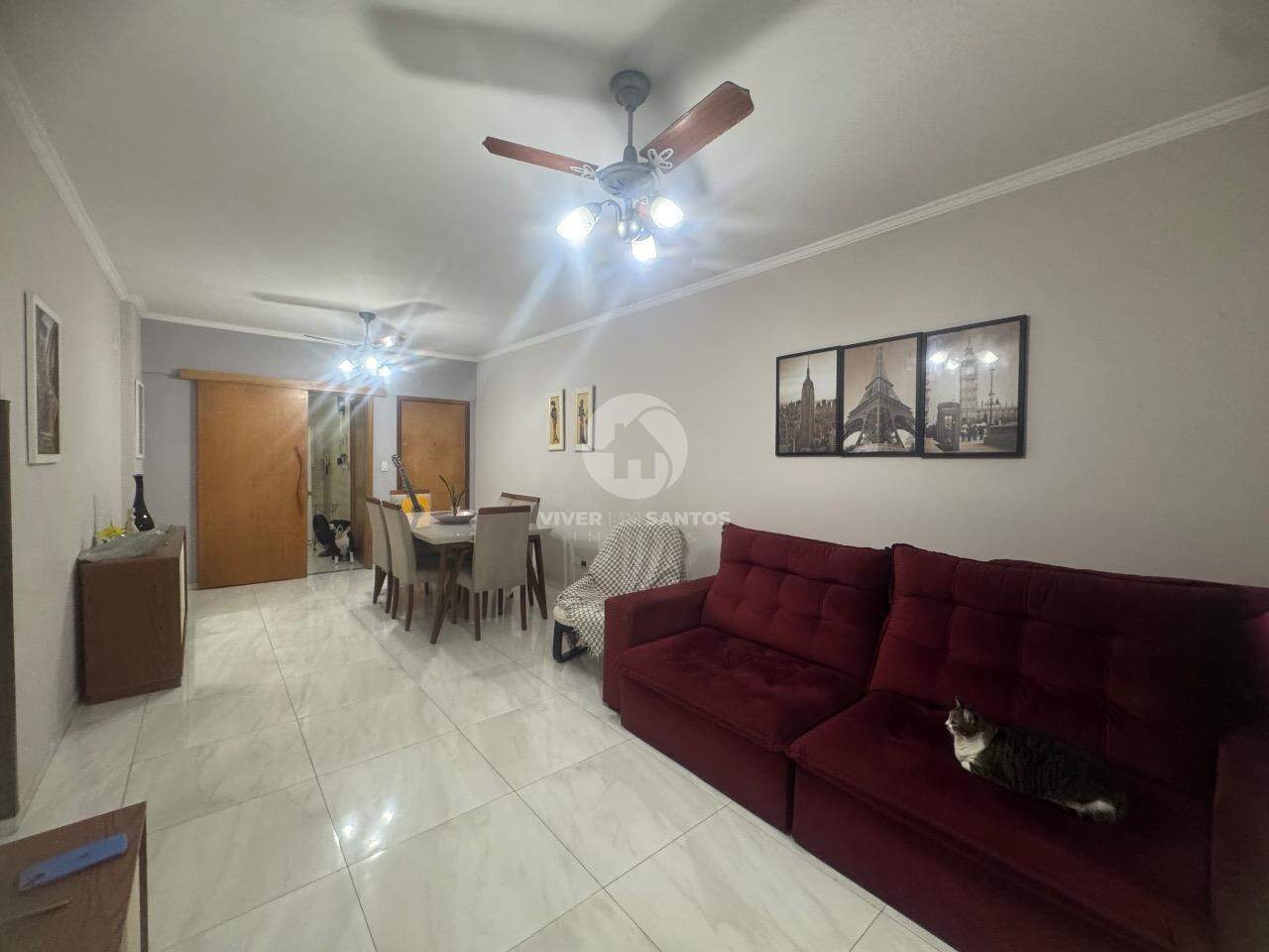 Apartamento 2 Dormitórios, 100 m², Vaga Demarcada e Portaria 24h na Vila Belmiro – Santos/SP em Vila Belmiro, Santos — foto 4