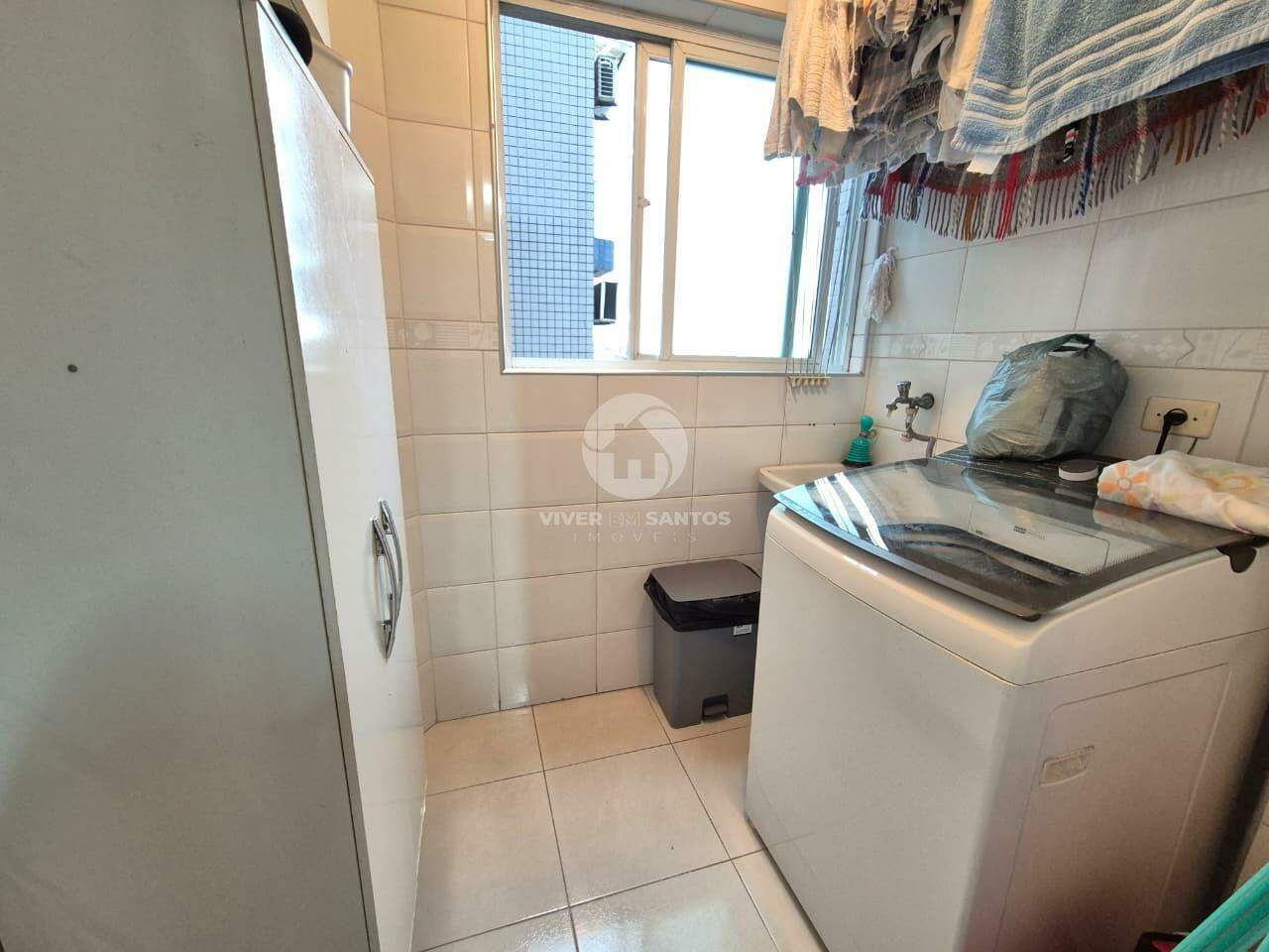 Apartamento 2 Dormitórios, Sacada, Piscina e Vaga Demarcada na Aparecida – Santos/SP em Aparecida, Santos — foto 4