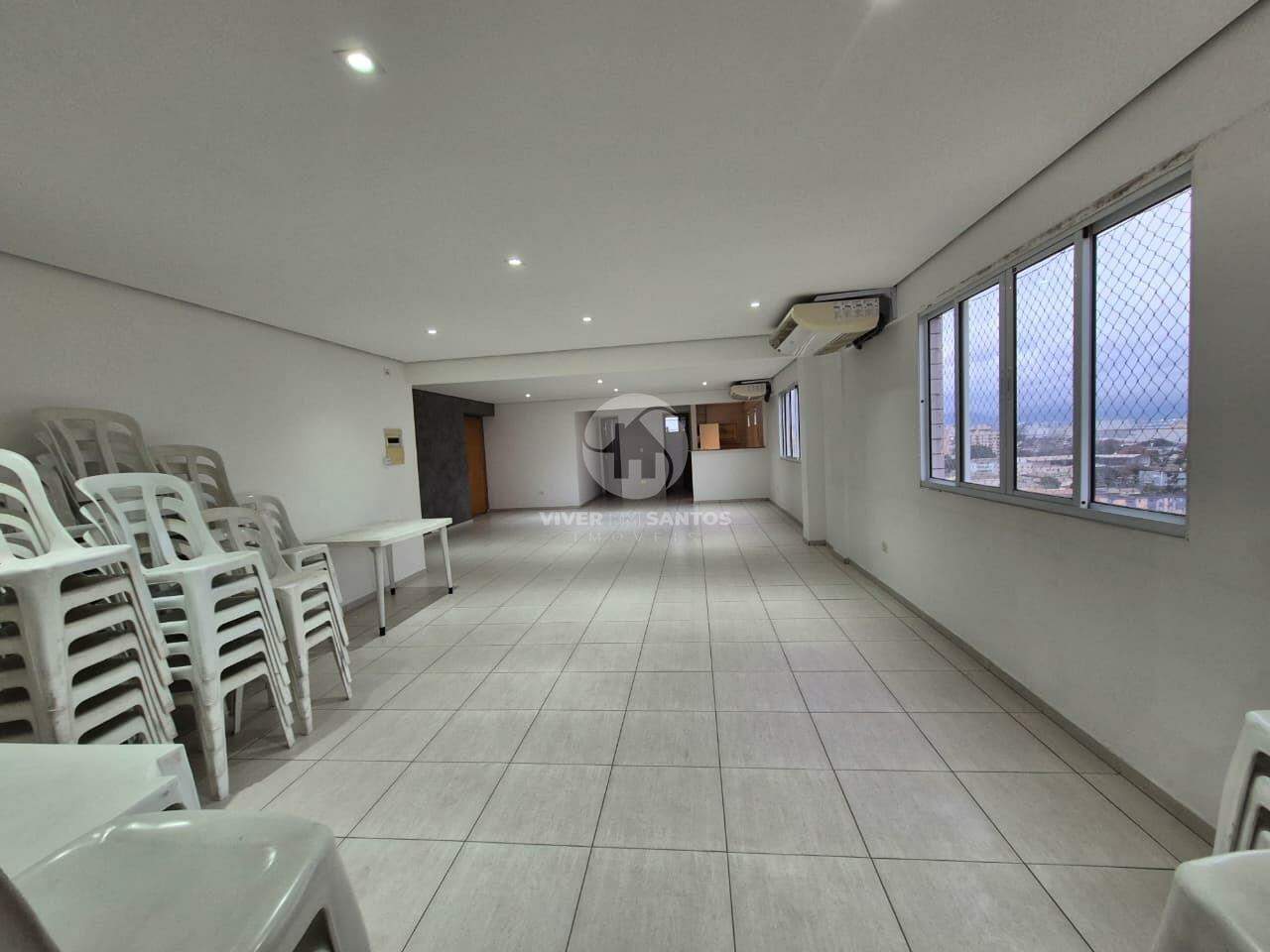 Apartamento 2 Dormitórios, Sacada, Piscina e Vaga Demarcada na Aparecida – Santos/SP em Aparecida, Santos — foto 11
