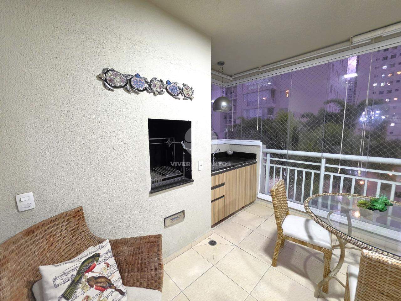 Apartamento 3 Dormitórios, Varanda Gourmet, 2 Vagas e Lazer Completo no Marapé – Santos/SP em Marapé, Santos — foto 4