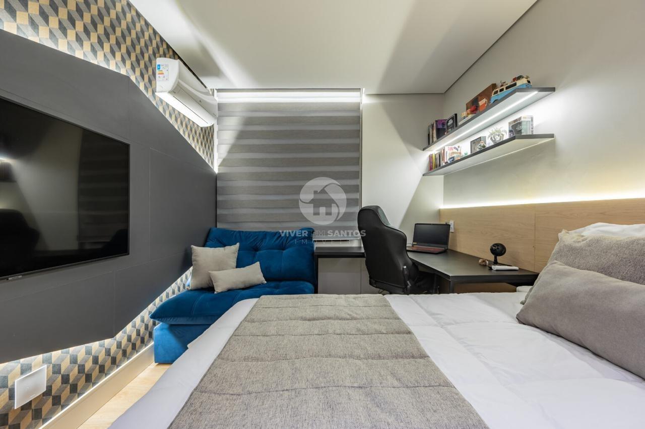 Apartamento 3 Suítes, Alto Padrão e a 1 Quadra da Praia na Aparecida – Santos/SP em Aparecida, Santos — foto 20