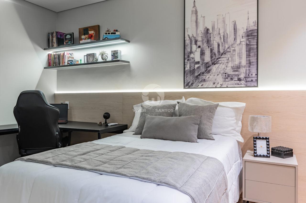 Apartamento 3 Suítes, Alto Padrão e a 1 Quadra da Praia na Aparecida – Santos/SP em Aparecida, Santos — foto 16