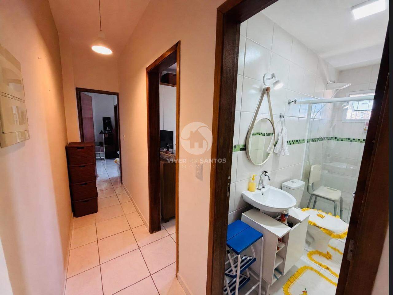 Apartamento 2 Dormitórios, Suíte, Varanda e Vaga Demarcada no Campo Grande – Santos/SP em Campo Grande, Santos — foto 7