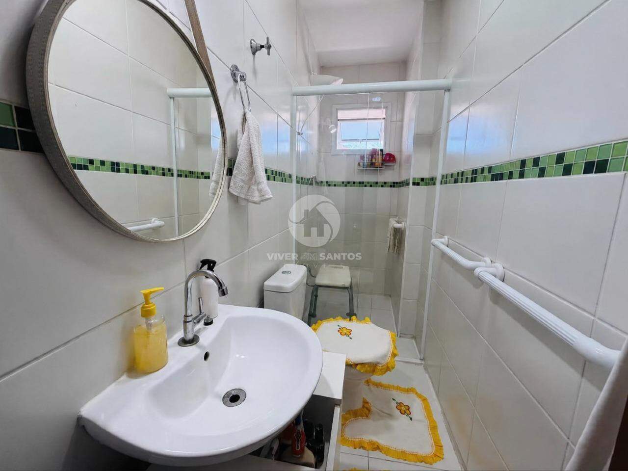 Apartamento 2 Dormitórios, Suíte, Varanda e Vaga Demarcada no Campo Grande – Santos/SP em Campo Grande, Santos — foto 8