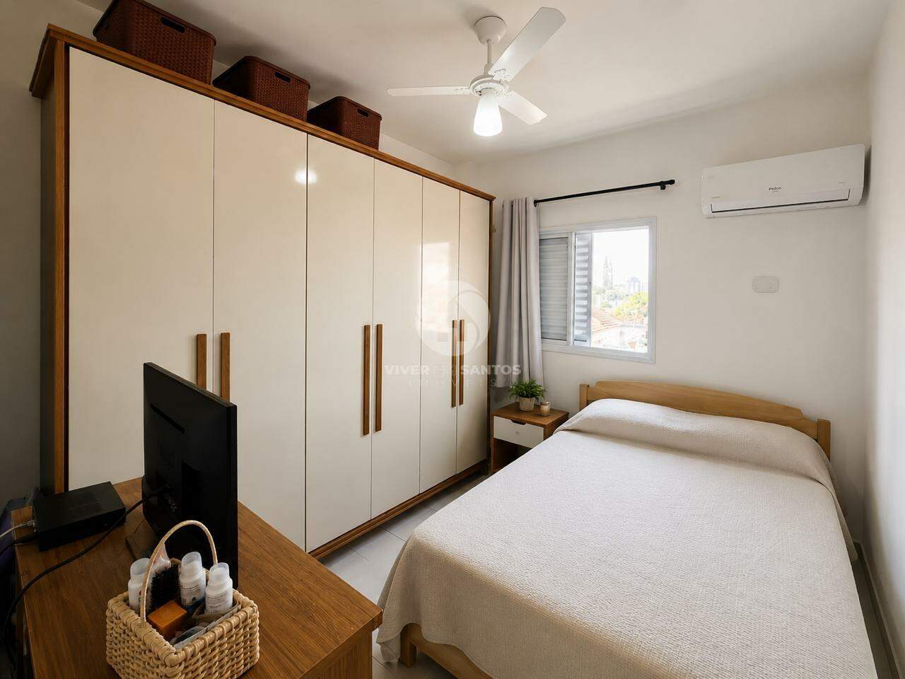 Apartamento 2 Dormitórios, Suíte, Varanda e Vaga Demarcada no Campo Grande – Santos/SP em Campo Grande, Santos — foto 10